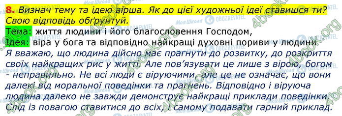 ГДЗ Українська література 7 клас сторінка Стр.220 (8)